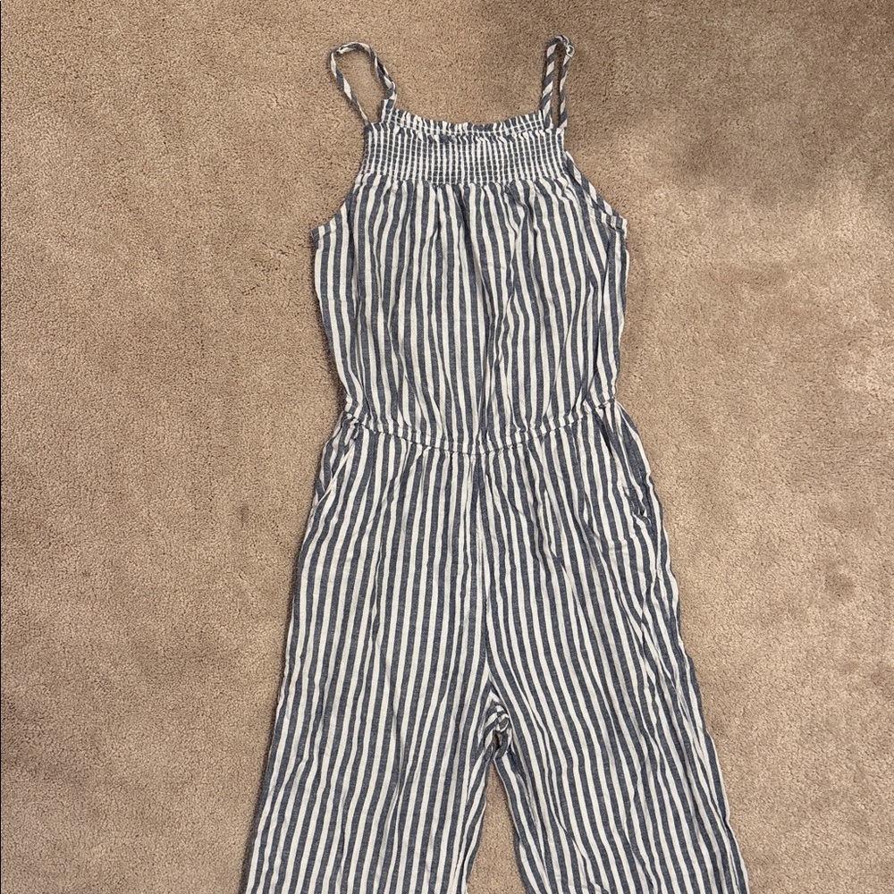 Striped One Piece Jumpsuit